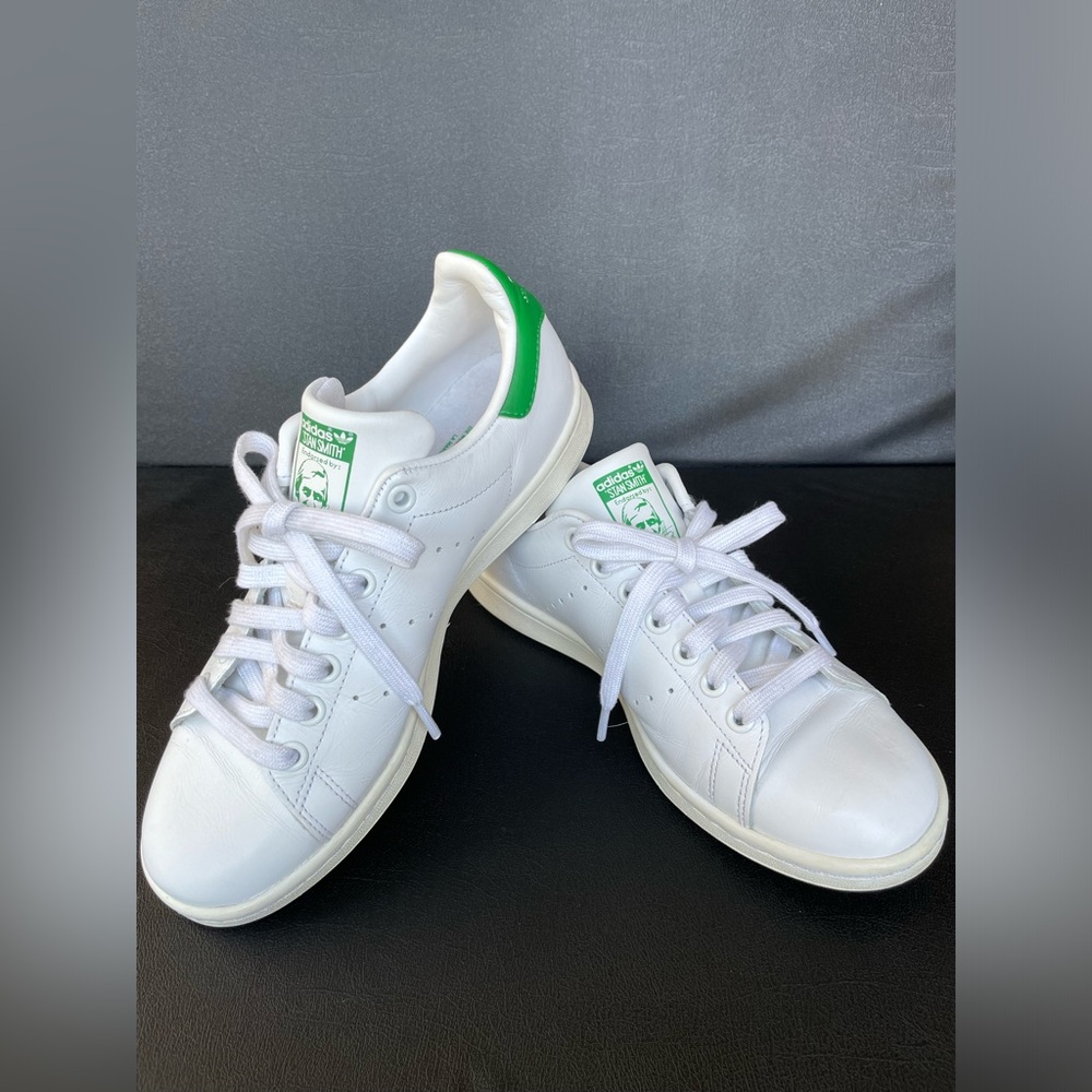 Women’s adidas Stan Smith Athletic Shoe - White/Fairway Green Size 7 1/2